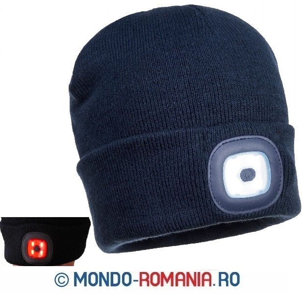 Echipament protectie - caciuli de iarna Beanie cu led